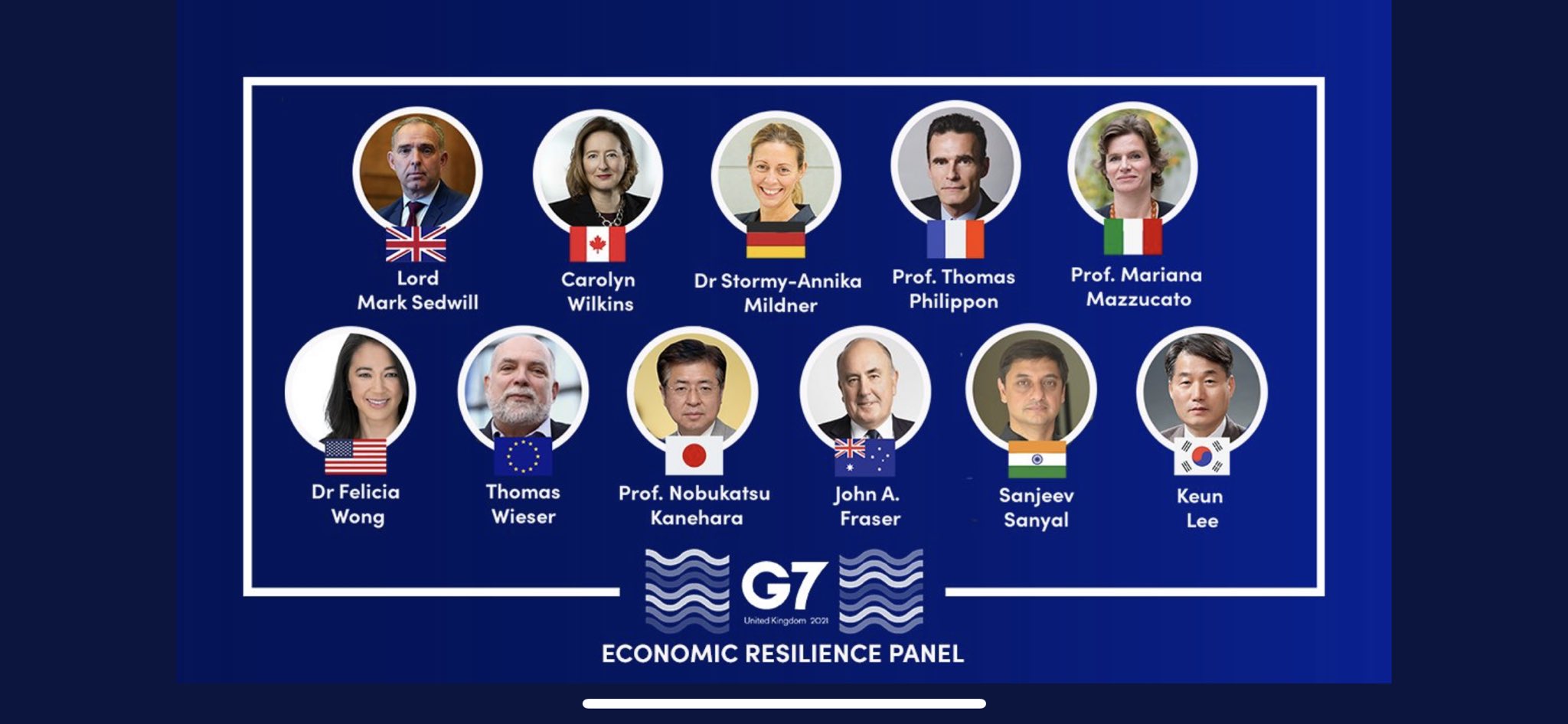 G7 Economic Resilience Panel 2021